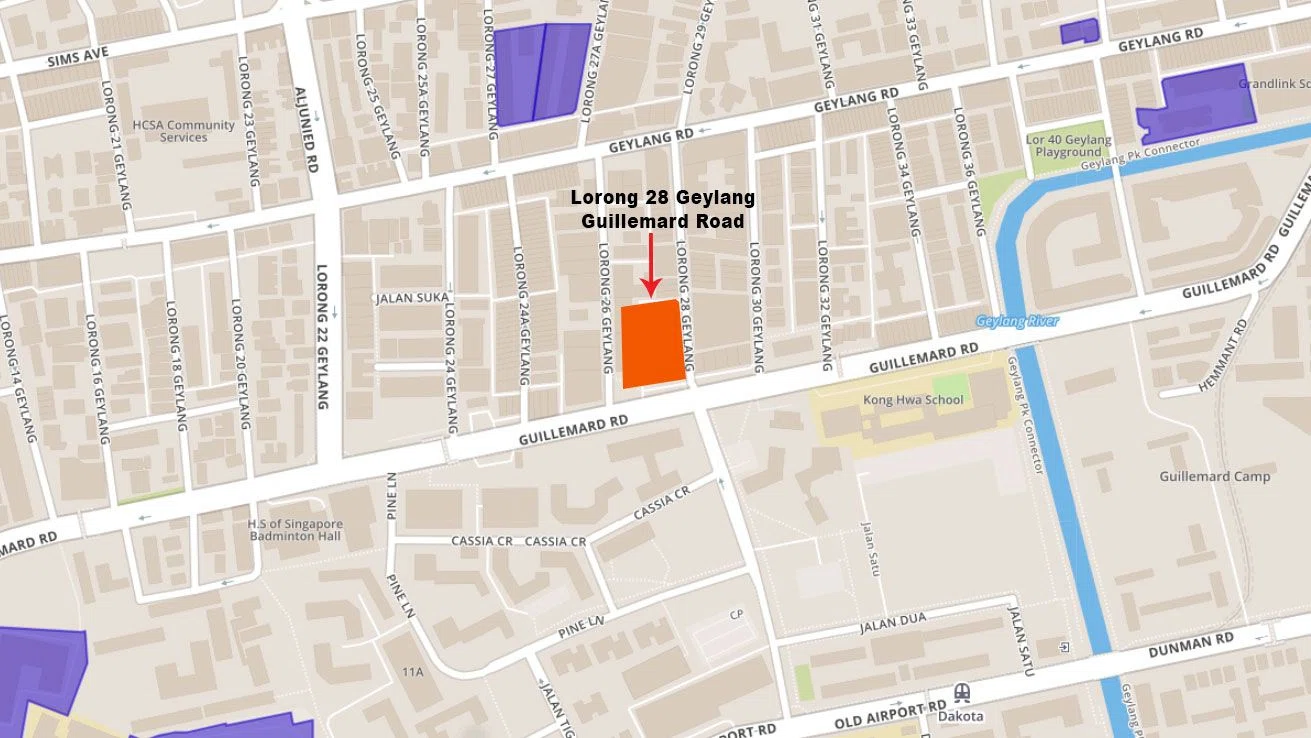 In Guillemard Area, 5 terrace houses are purchase by Macly Group