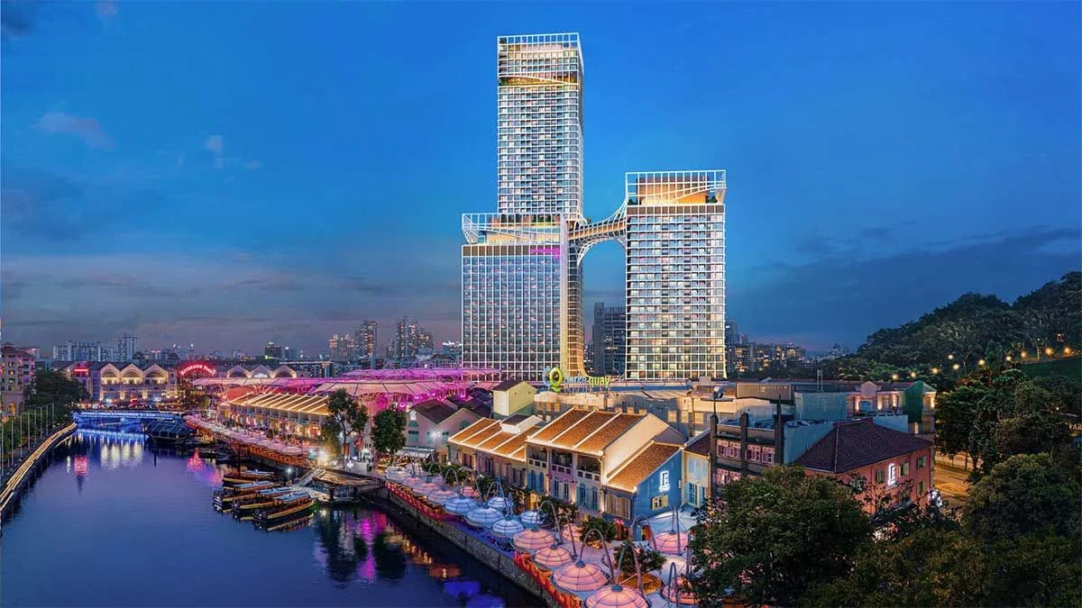new condo projects Canninghill Piers's with Night view