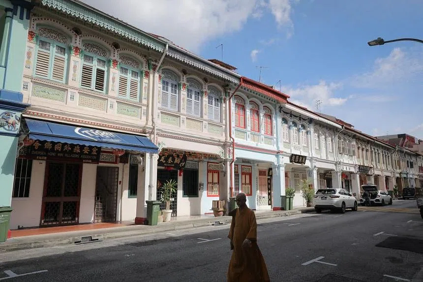 Row of Geylang Road shophouses close to Noma - Geylang Condominium that starting from price with S$50m