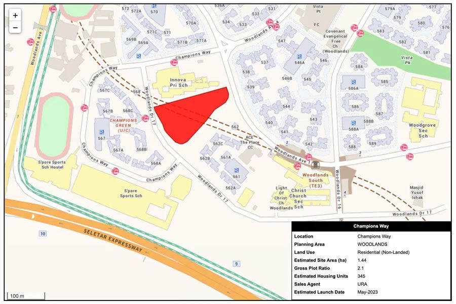 New Launches - CDL puts in top bid for Champions Way GLS site