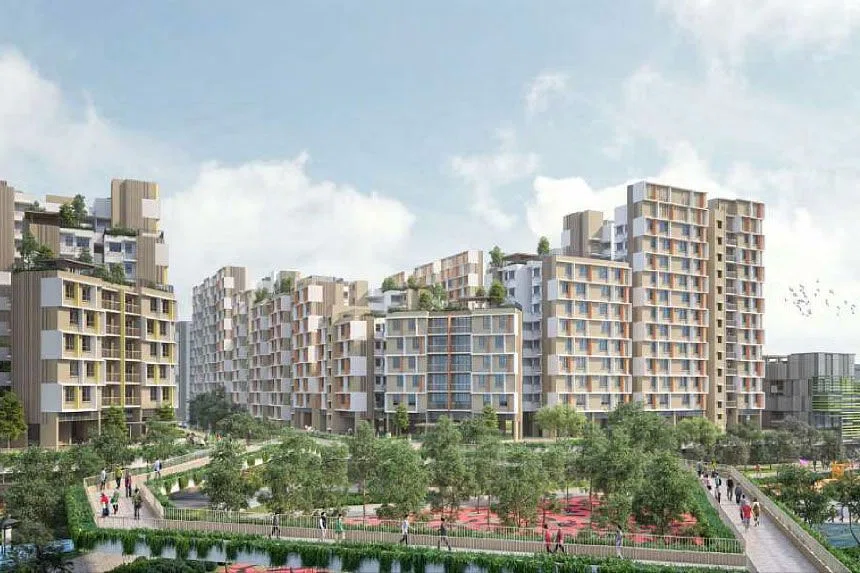 Tengah's First Neighbourhood Centre to Welcome Supermarket and Foodcourt by Mid-2024