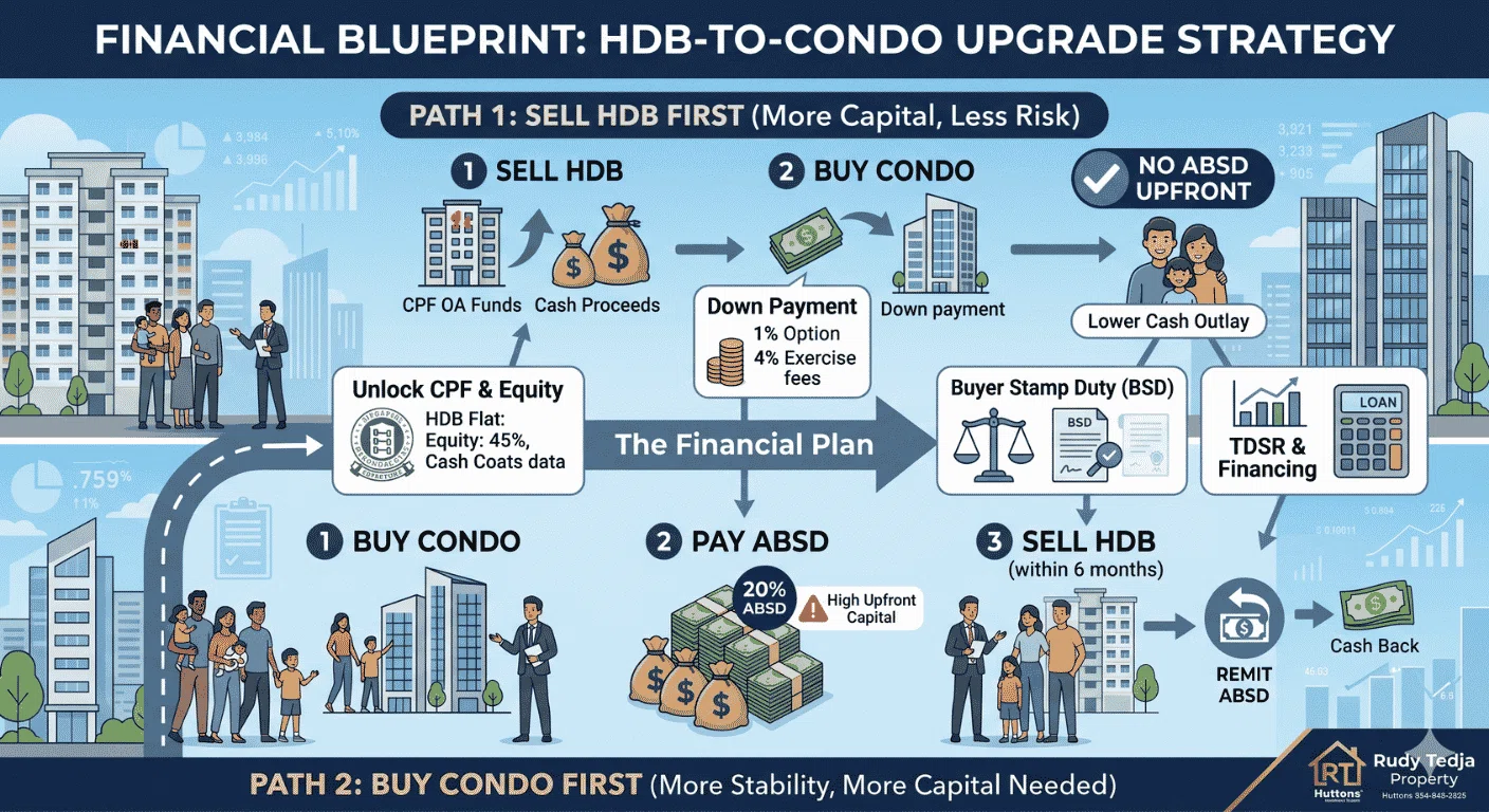 The Financial Blueprint: Calculating the Capital Required to Upgrade from HDB to Private Condo