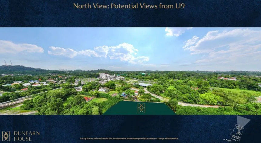 Dunearn House north view from level 19