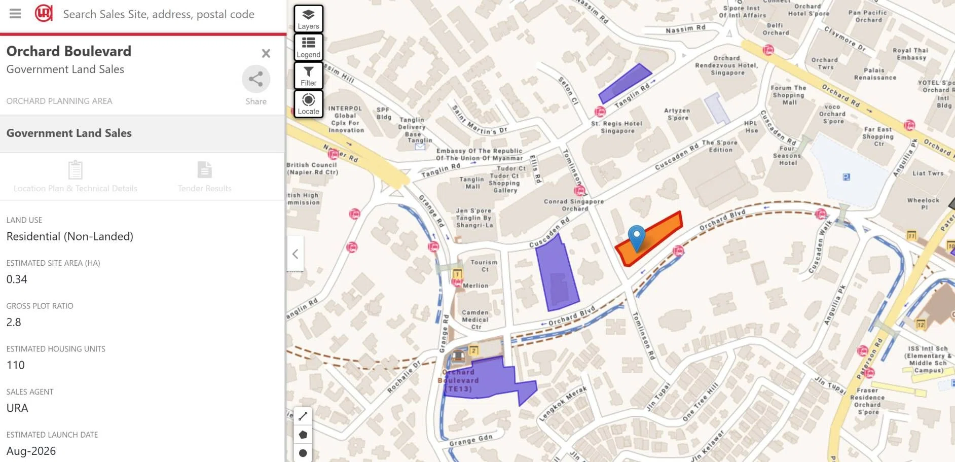 Orchard Boulevard GLS