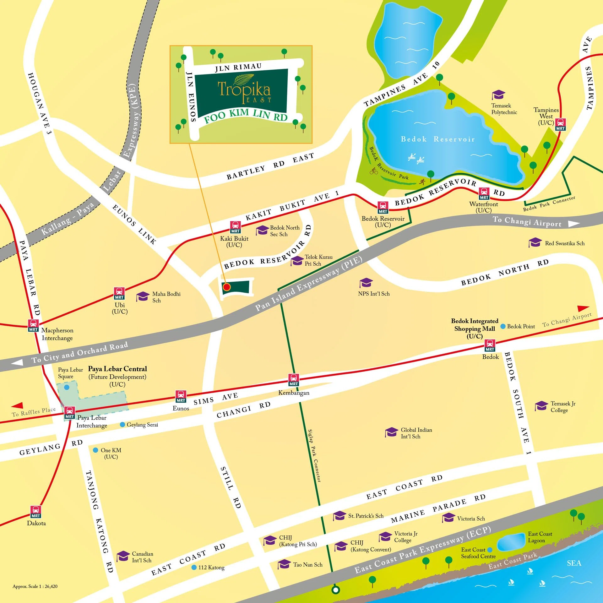 Tropika East Condominium 2d location map