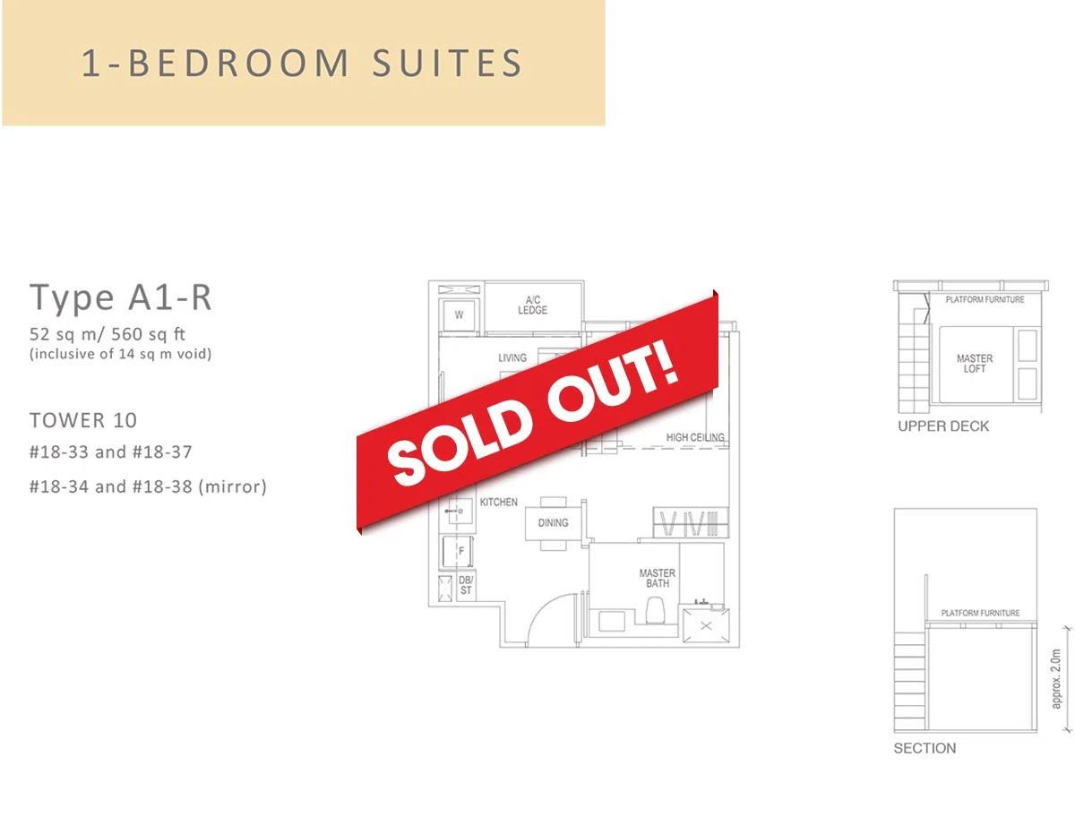 1 bed suites