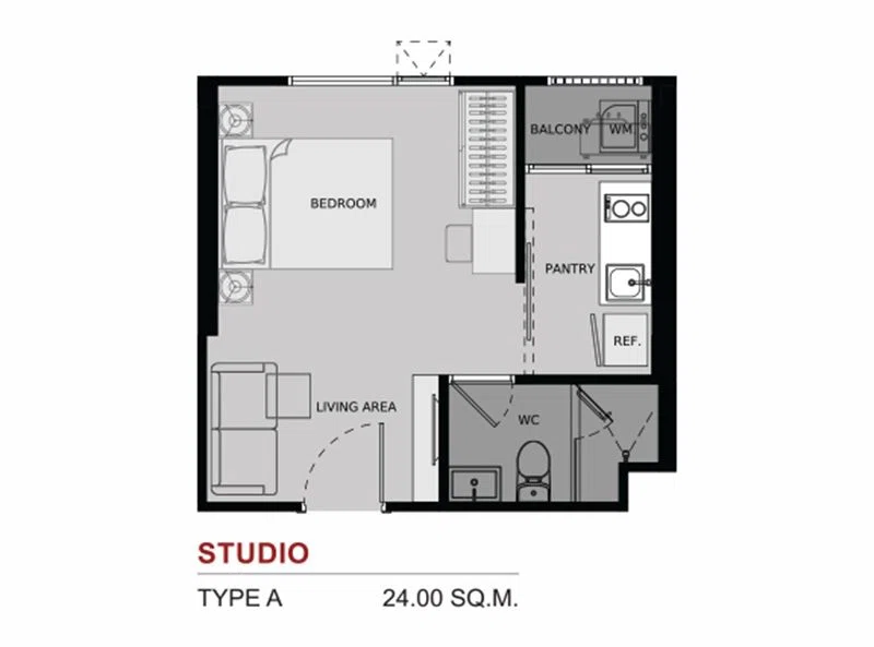 life asoke rama 9 floor plans studio