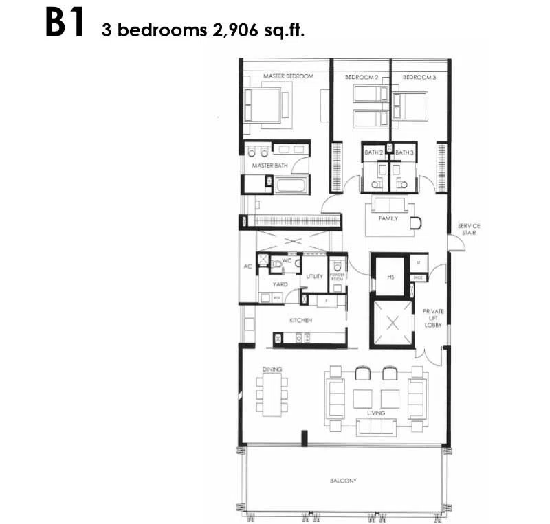 The Nassim 3 Bedroom