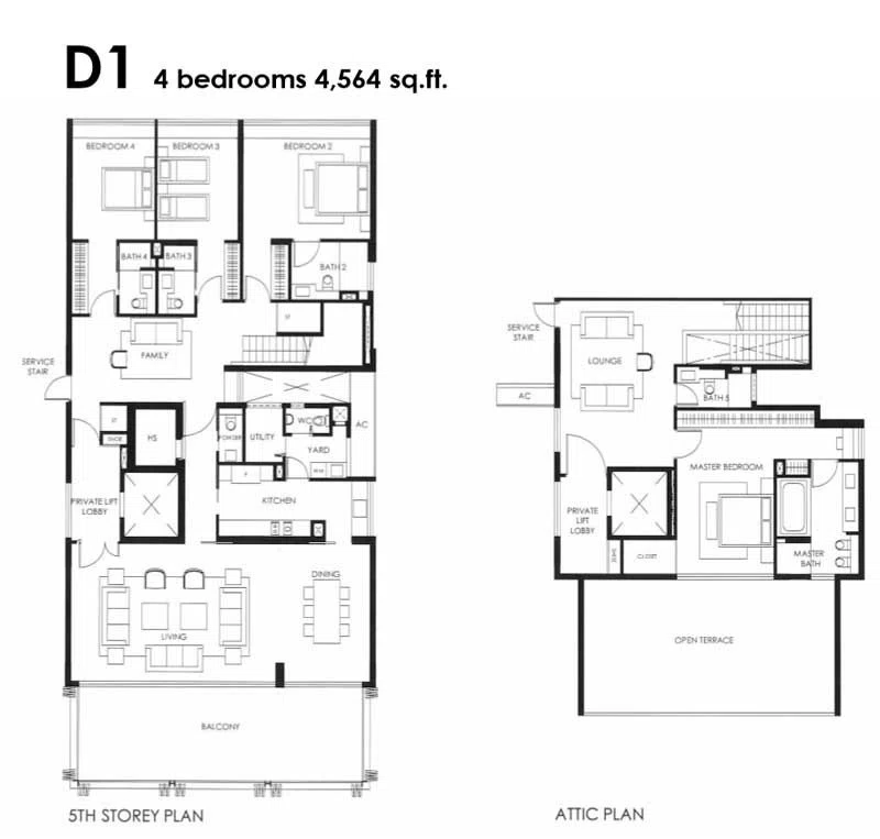 The Nassim 4 Bedroom