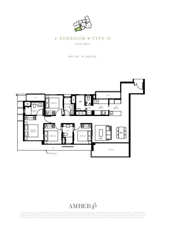 Amber 45 4 Bedroom - Type D