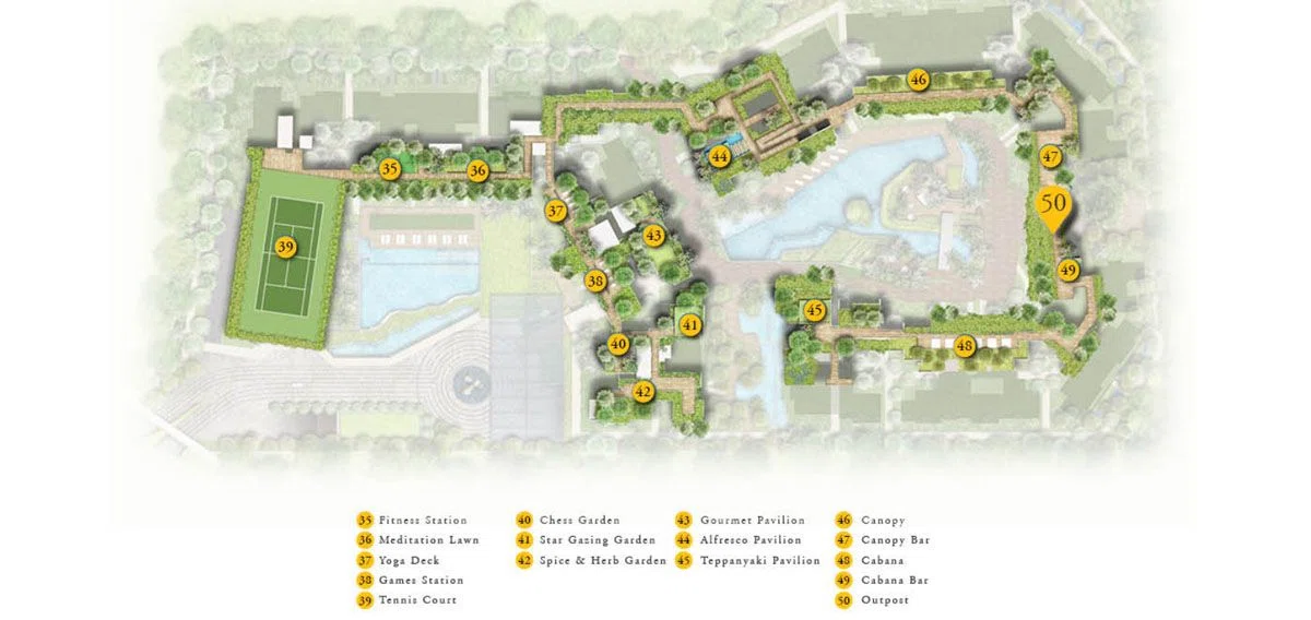 daintree residence site plan