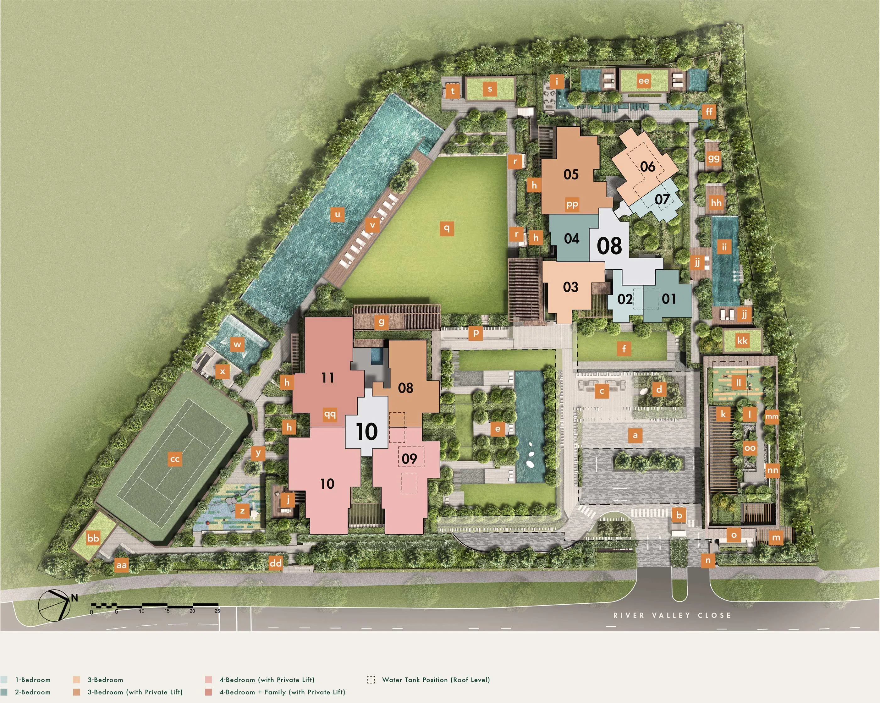 The avenir site plan