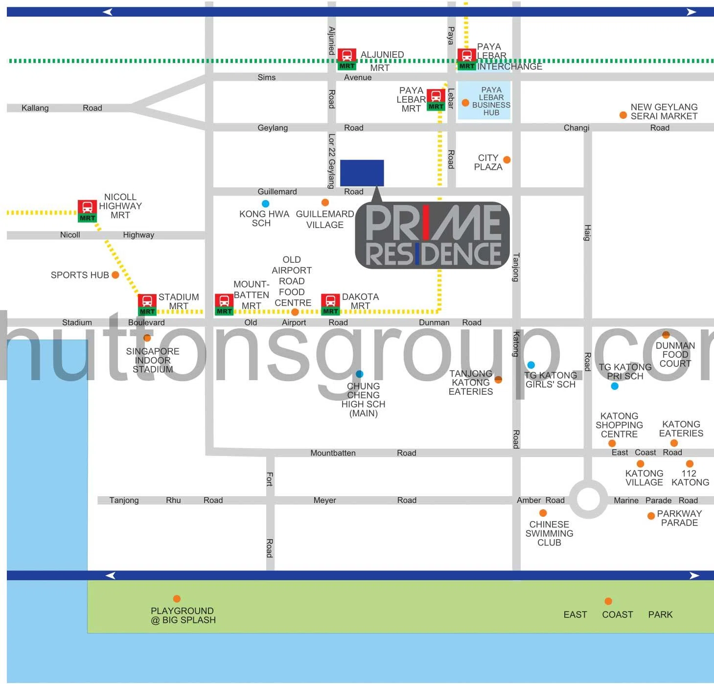 Prime Residences Location Map Prime Residences Location Map