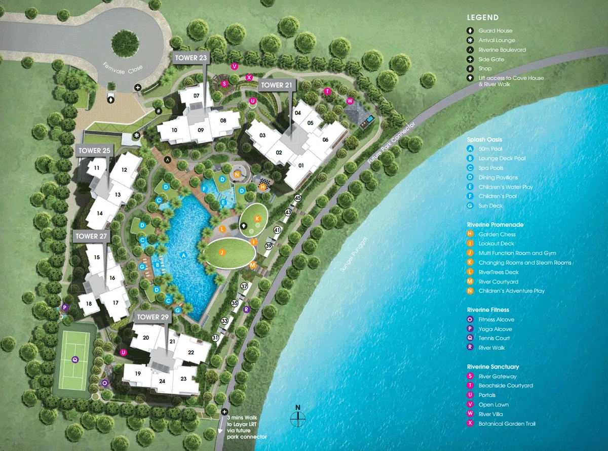 rivertrees residences site plan