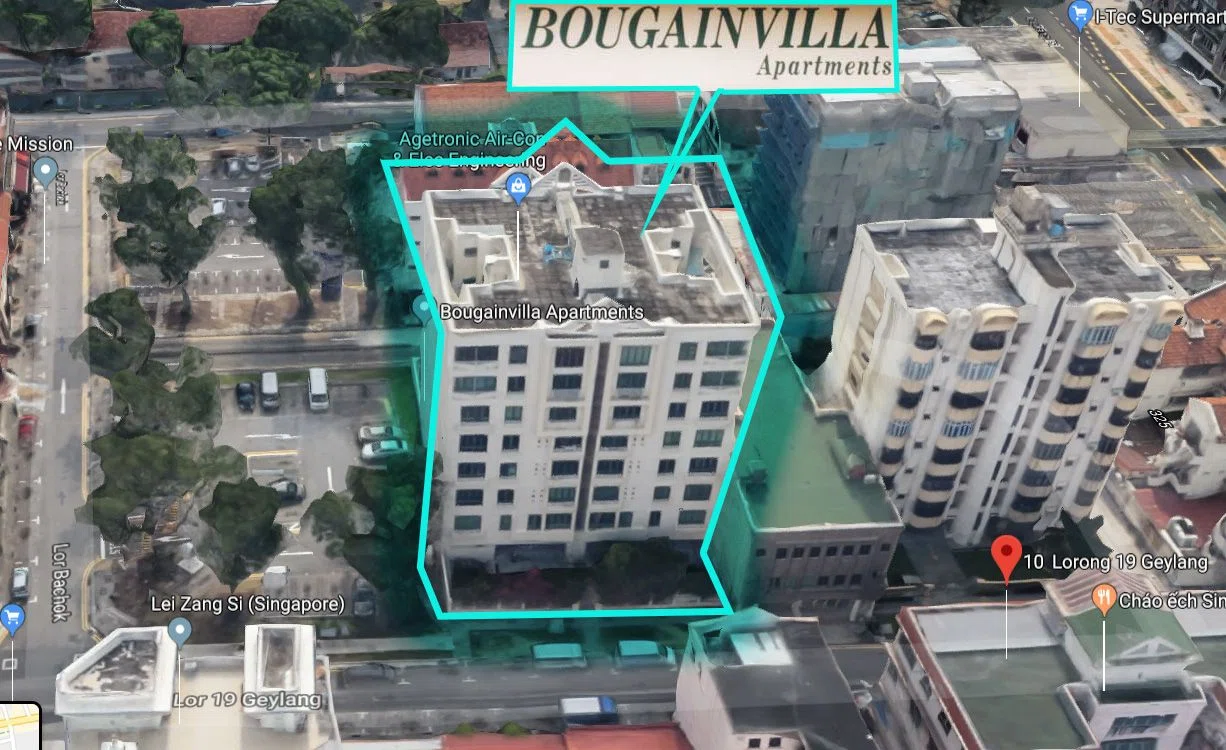 Bougainvilla Apartments location map 2d