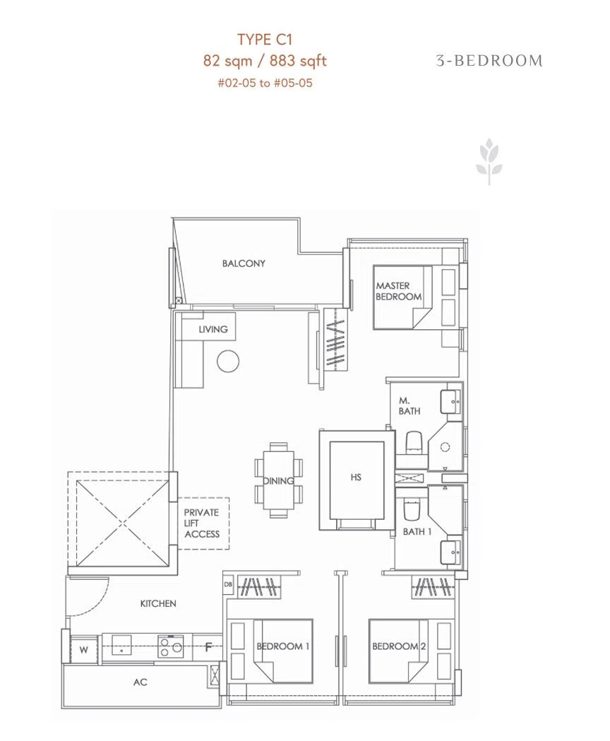 Mooi Residences Floor Plans
