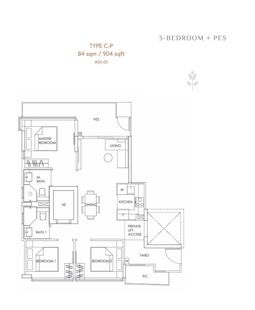 Mooi Residences Floor Plans
