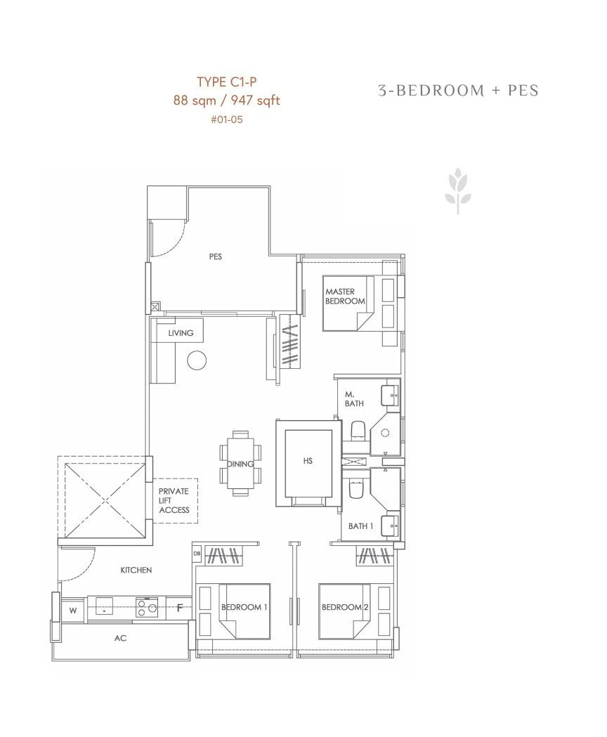 Mooi Residences Floor Plans