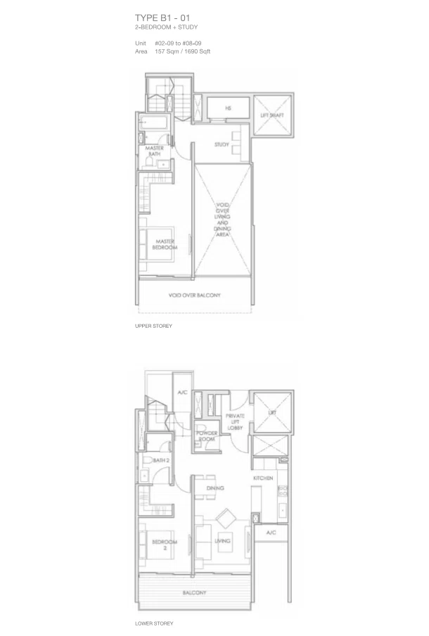 Lloyd Sixtyfive 2 bedroom + study