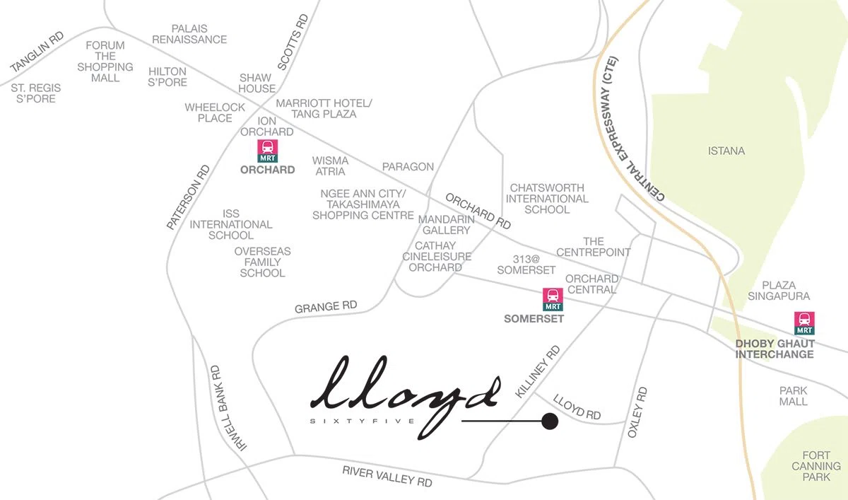 Lloyd Sixtyfive location map