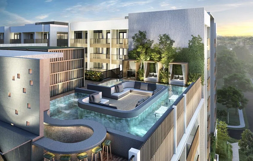 New launch projects - The Commodore with facade