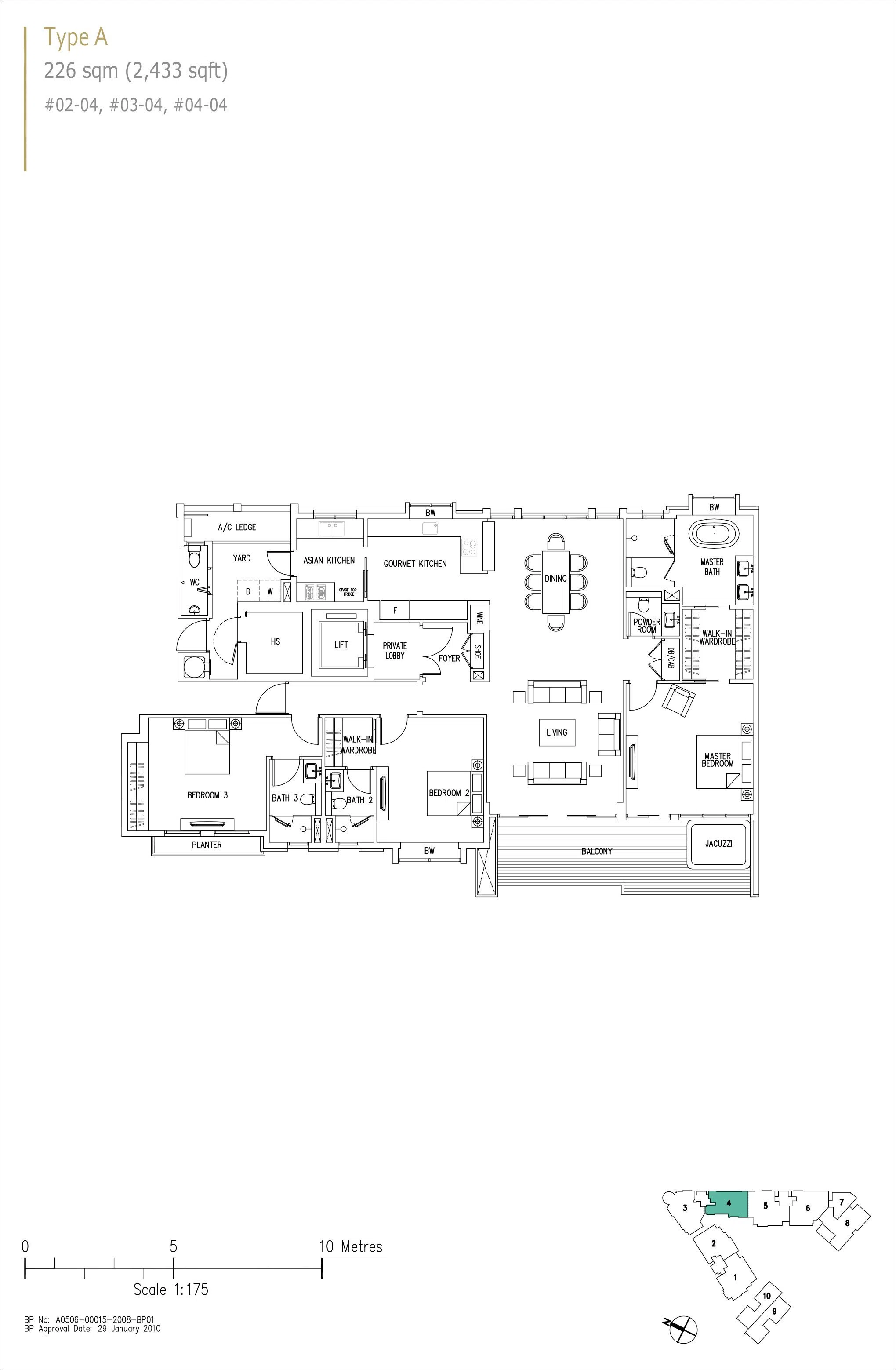 Bishopsgate Residences 3bedroom