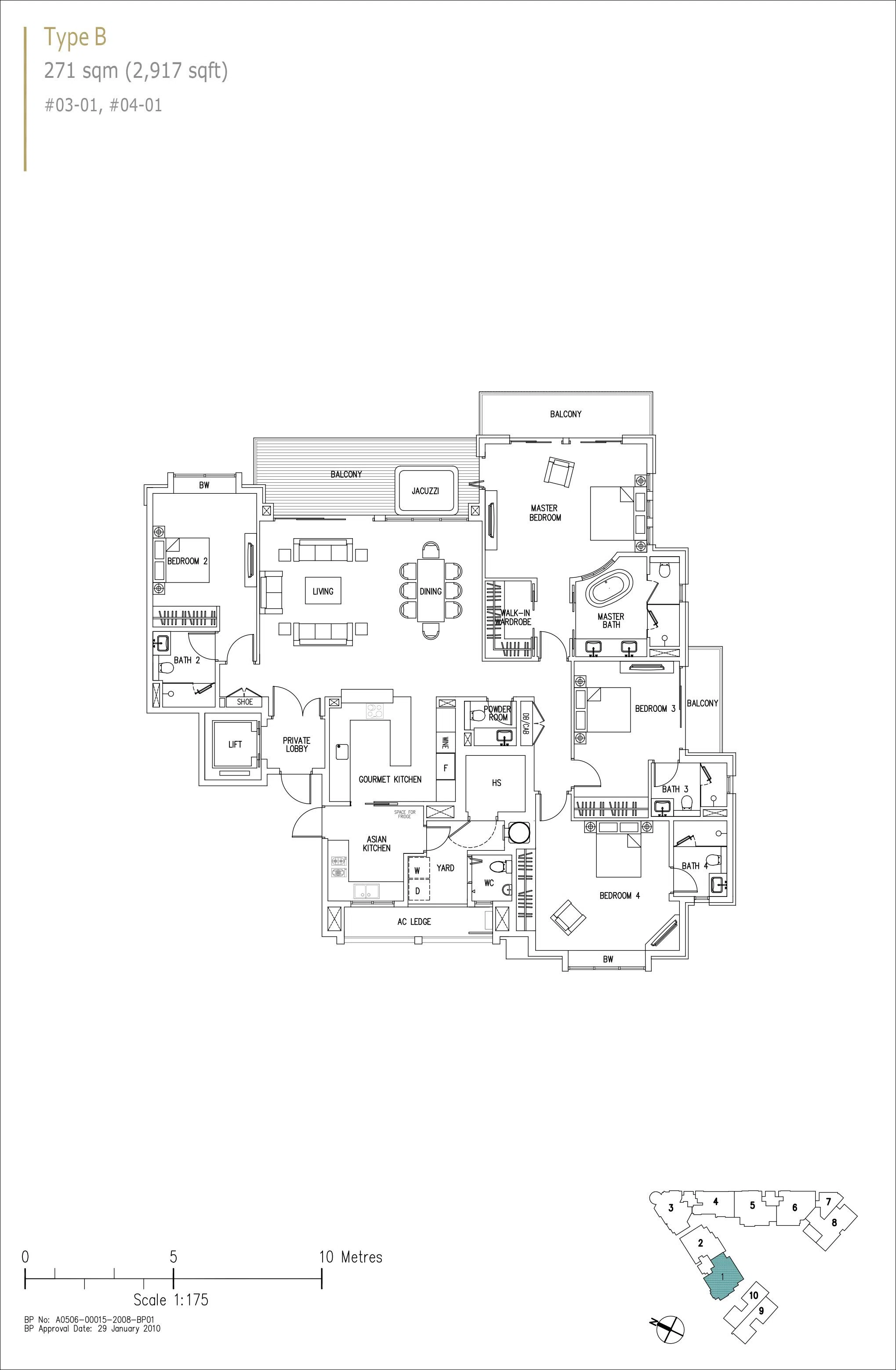 Bishopsgate Residences 4bedroom