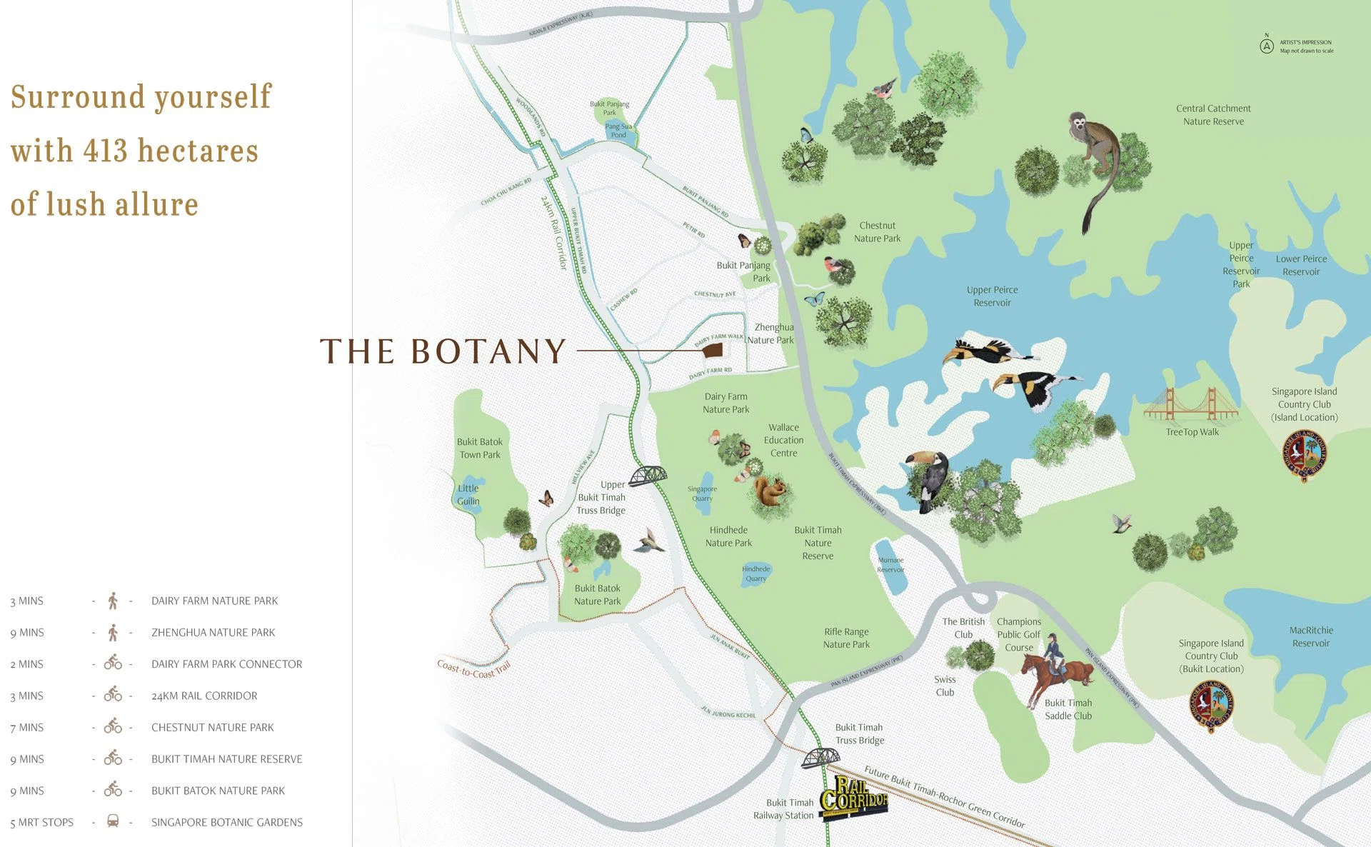 The Botany At Dairy Farm map