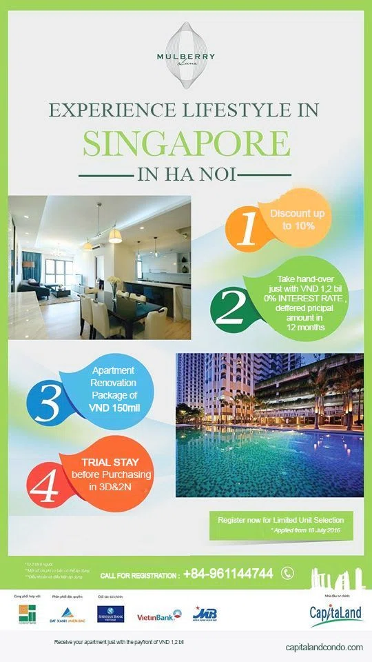 The latest promotion for Mulberry Lane's customers - TRIAL STAY BEFOFE PURCHASING