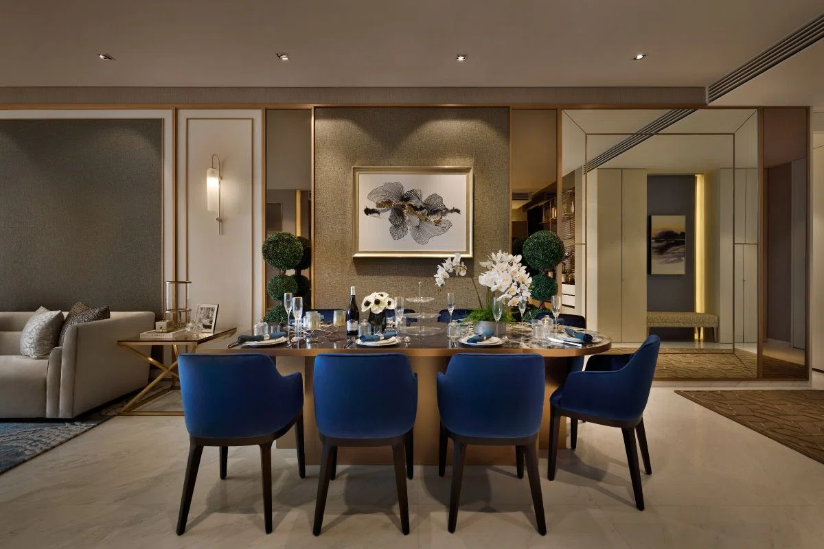 Marina View 's living room