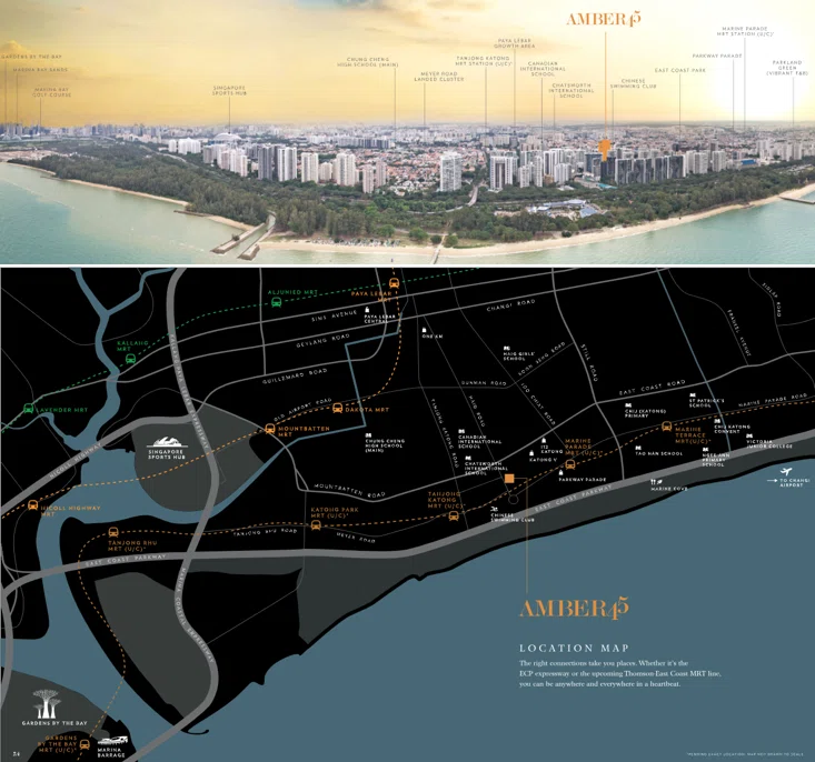 Amber 45 location map