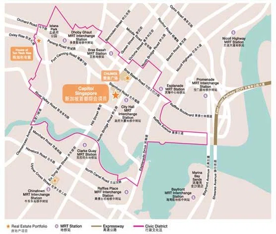 Eden Residences Capitol location map