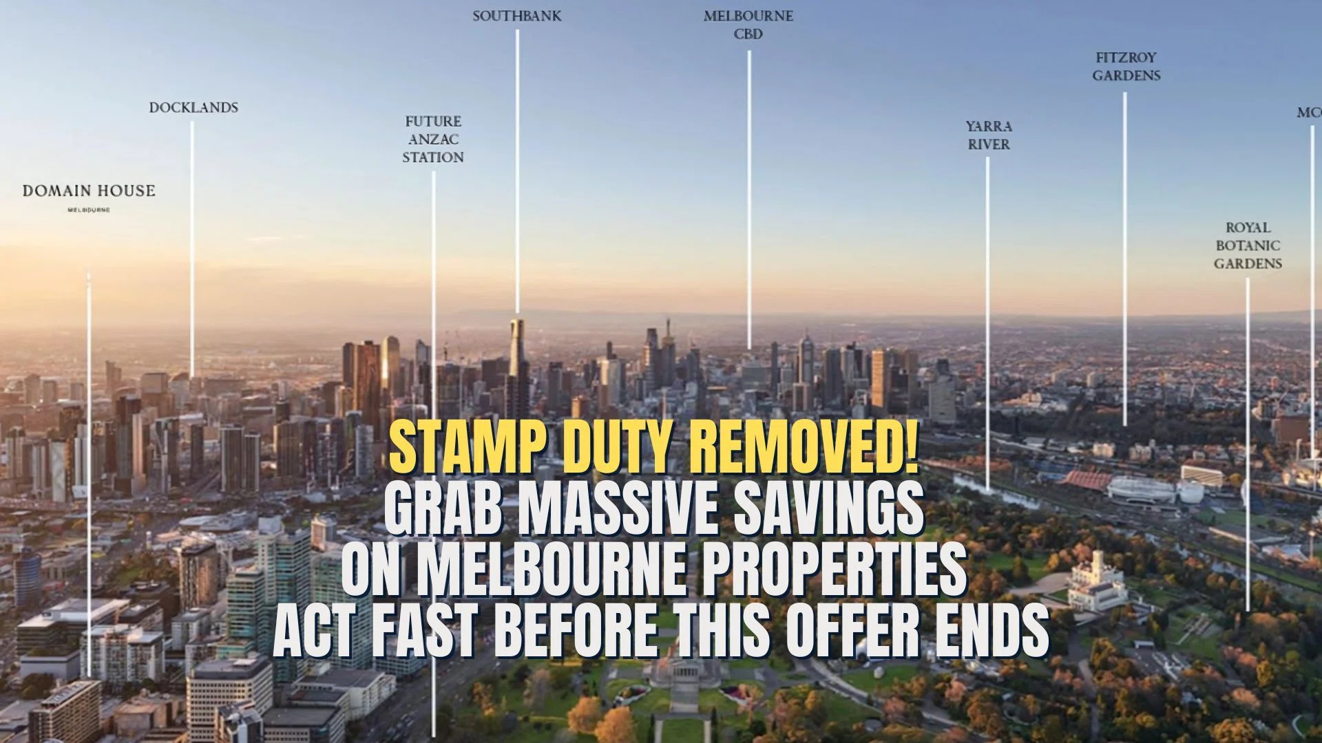 Stamp Duty Removed – Save Big in Melbourne!