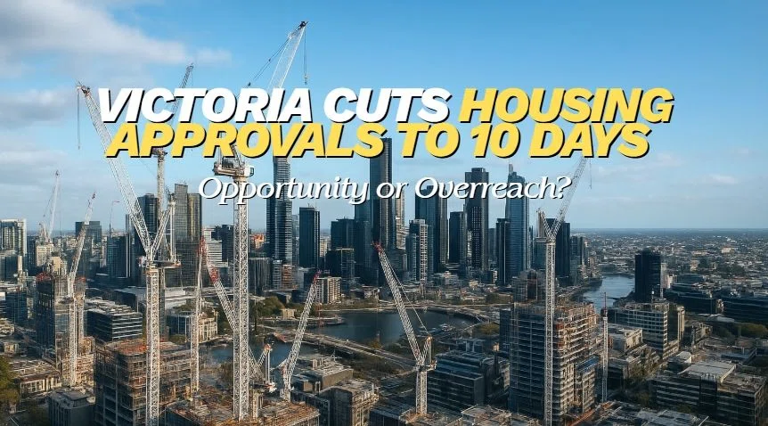 Melbourne Fast-Track Housing Law 2025