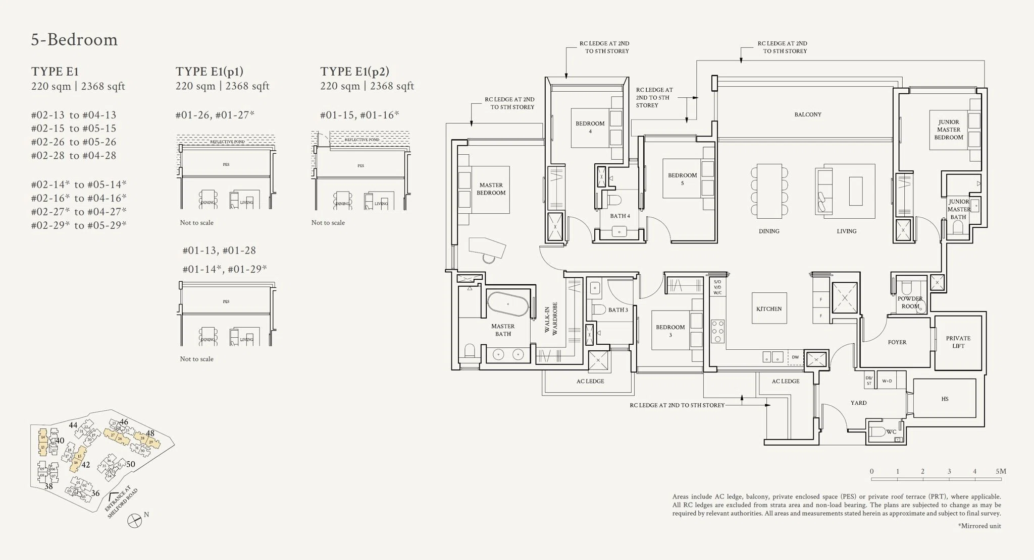 5 Bedroom at Watten House for Sale